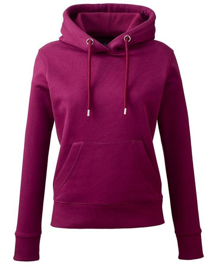anthem am003 women's anthem hoodie peached fabric soft feel finish waffle knit hood high polished royal l