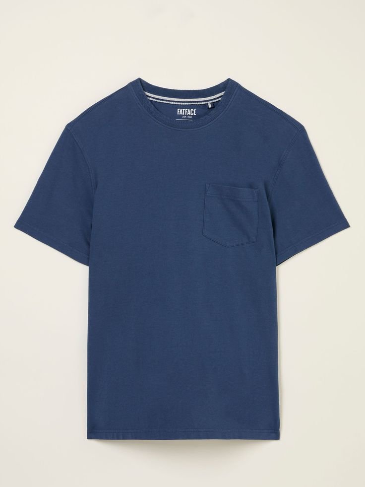 cove french navy pocket t shirt fatface