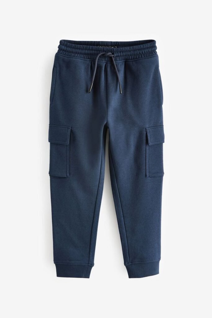 navy cargo cotton rich joggers (3 16yrs)