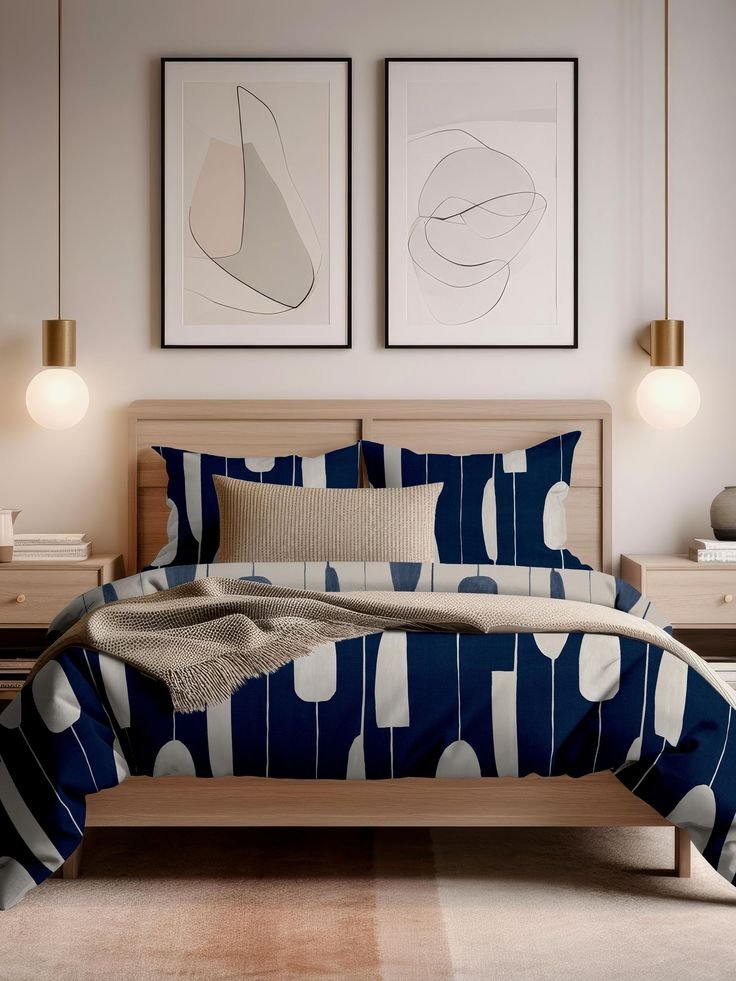 our luka bedlinen is the perfect geometric design…