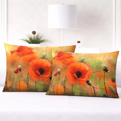 autumn poppy bloom accent pillows cover pack of 2 6193420 large