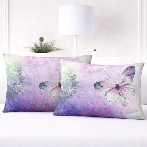 lavender butterfly dreams pillow cover pack of 2 5420245 large